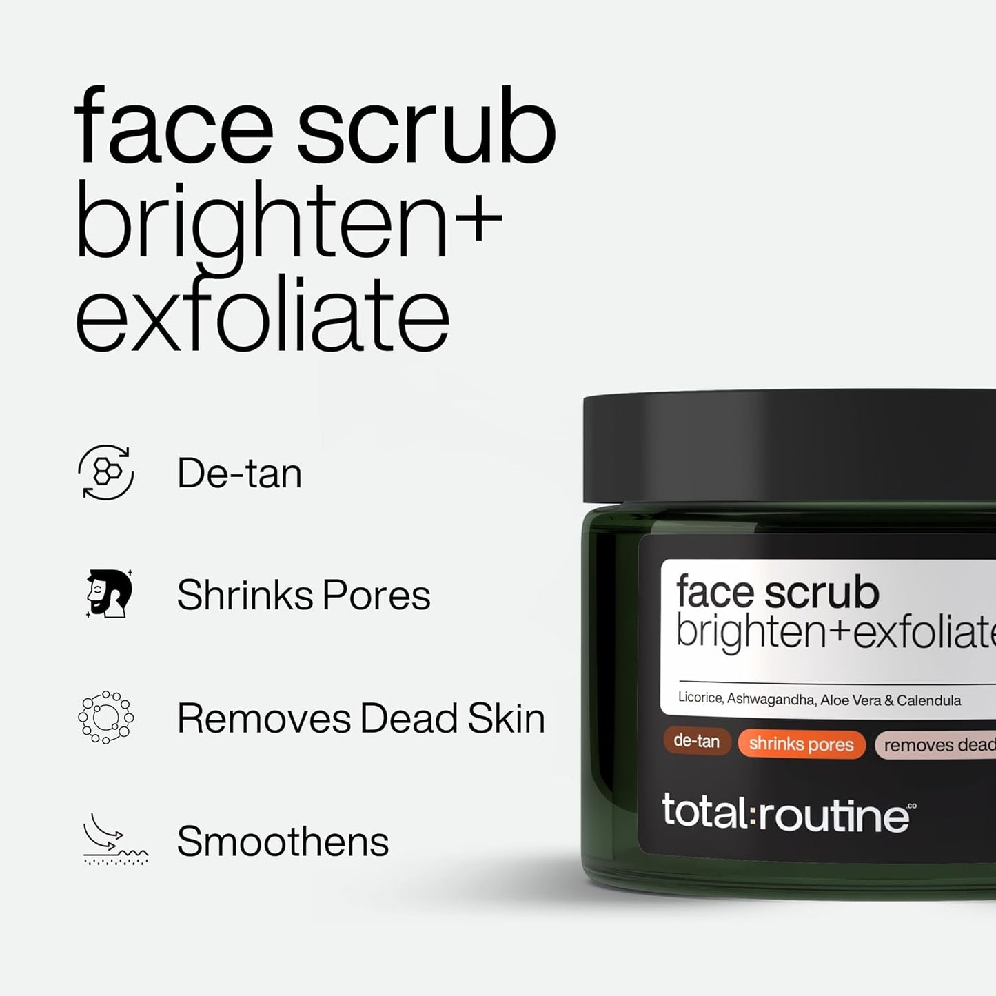 Multi Action Brightening Face Scrub for Men